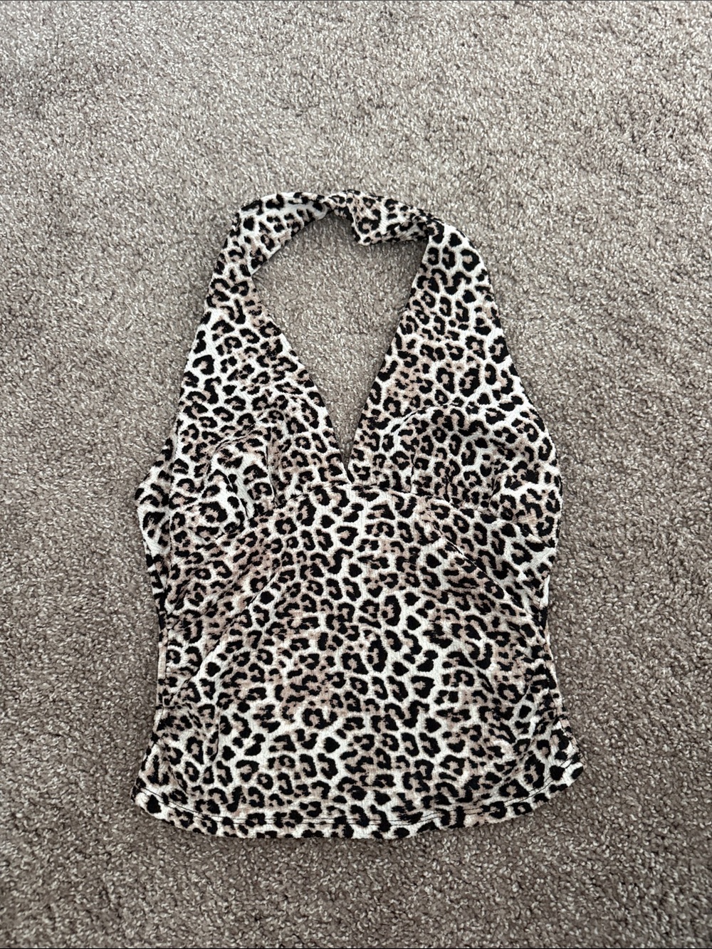 Cheetah Print Halter Top